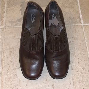 Clark’s heeled dress shoes
